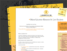 Tablet Screenshot of lawskool.sg